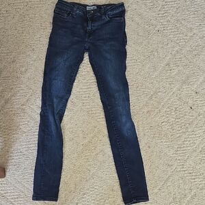 Warp + Weft Dark Blue Skinny Jeans